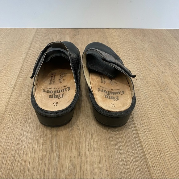 FINN COMFORT AUSSEE SOFT Black Napa / Croc - Picture 4 of 6